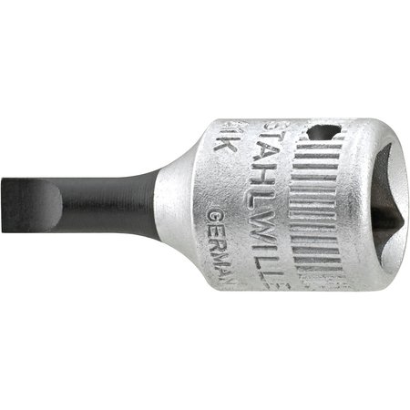 STAHLWILLE TOOLS 6, 3 mm (1/4") Screwdriver socket 0, 6x3, 5 mm L.28 mm 01280006